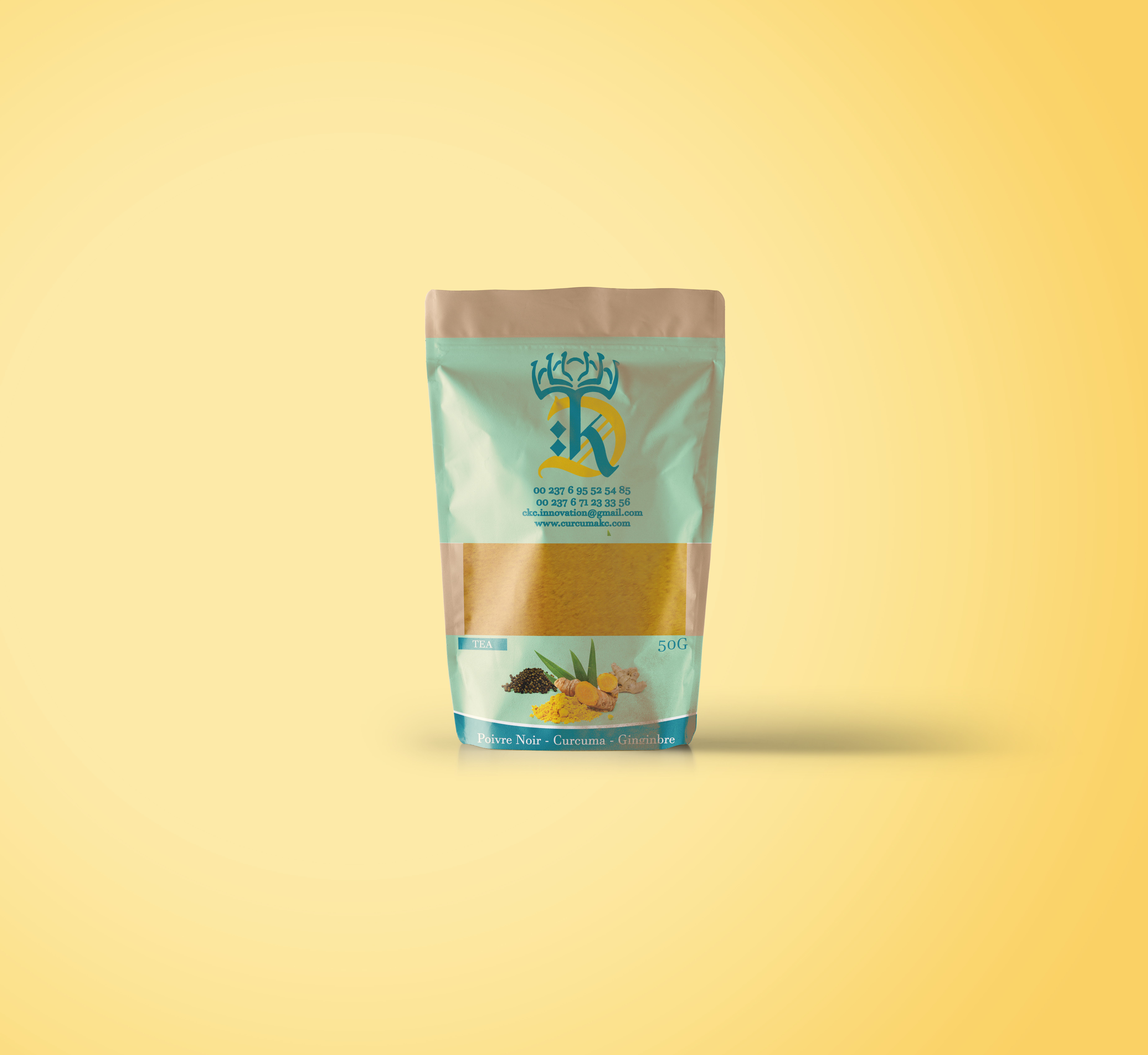 Thé Curcuma Gingembre Poivre Noir